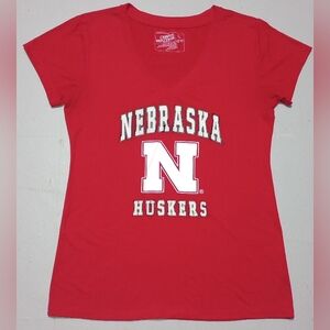 Campus Heritage Red Nebraska Huskers Women's Tee, Size L